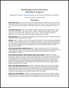 Winter and Spring 2026